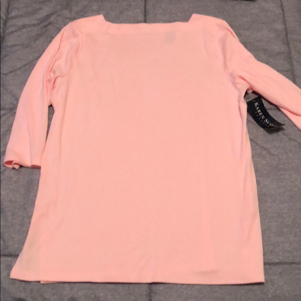 Karen Scott Petites Blouse